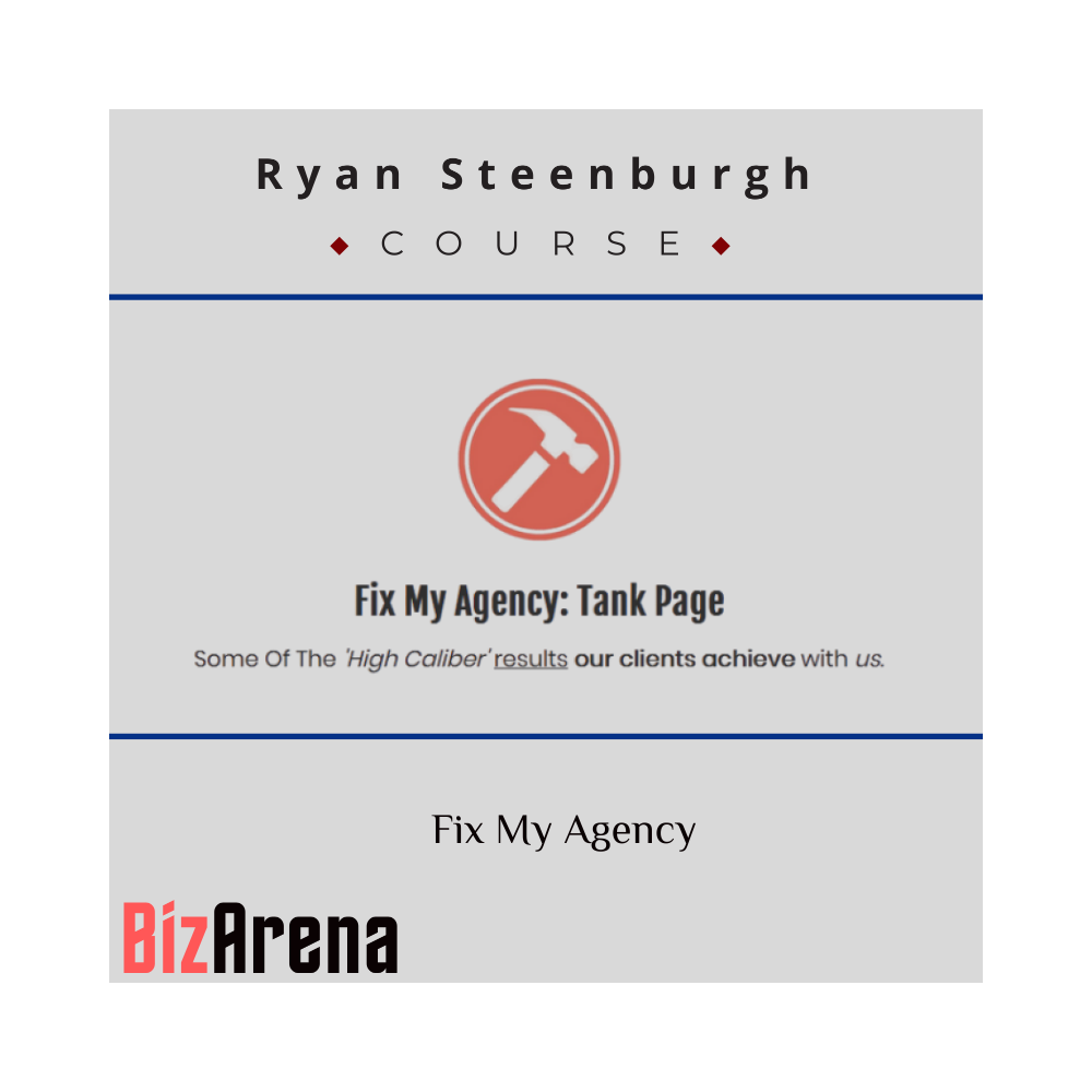 Fix My Agency ? Ryan Steenburgh