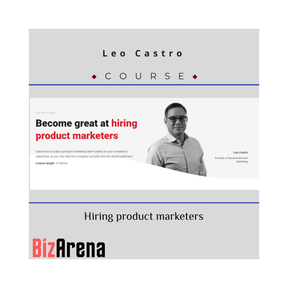 Leo Castro - CXL - Hiring Product Marketers