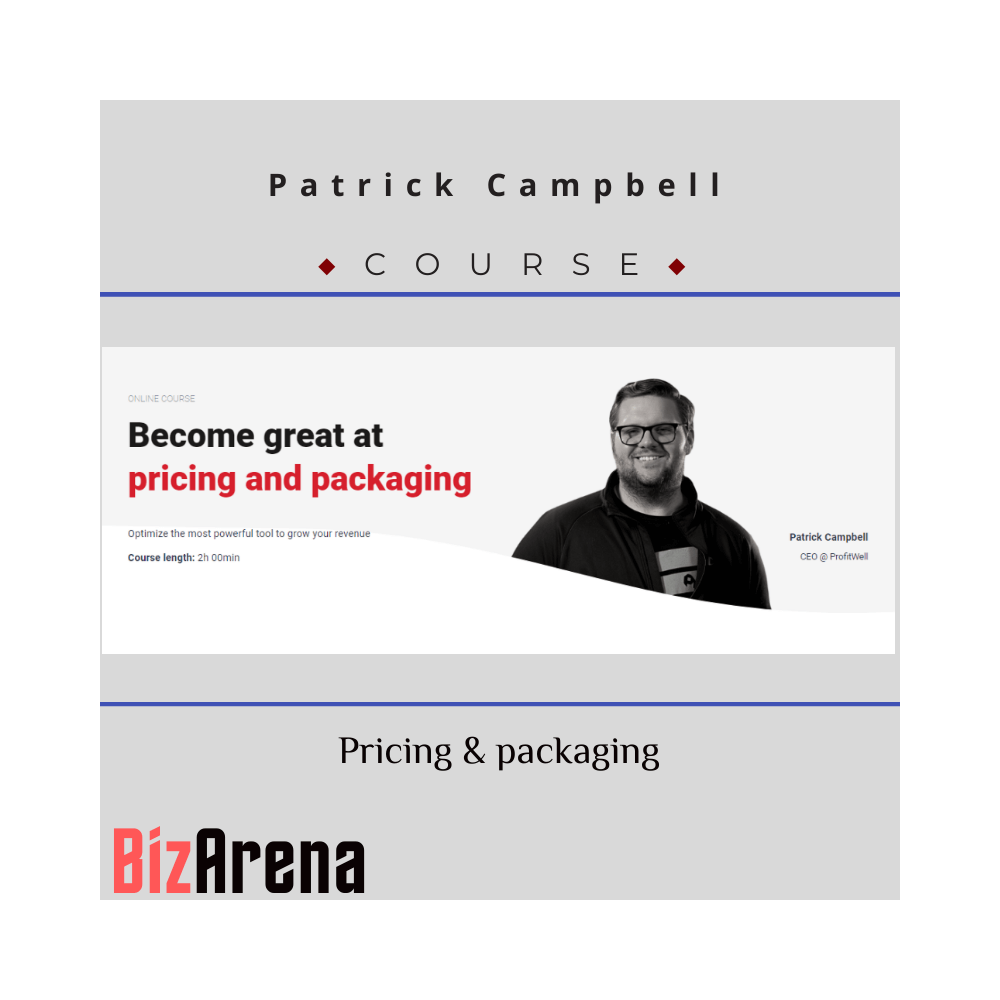 Patrick Campbell - CXL - Pricing & Packaging