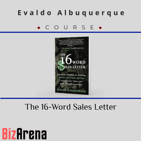 an image of Evaldo Albuquerque - The 16-Word Sales Letter + Swipe Files (PDF) + 1 Live Training Video 
