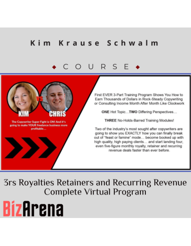 an image of Kim Krause Schwalm ? 3rs Royalties Retainers and Recurring Revenue Complete Virtual Program 