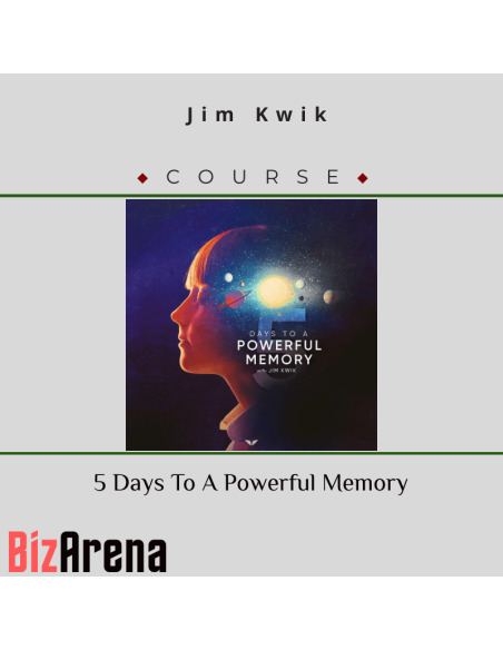 an image of Jim Kwik - MindValley - 5 Days To A Powerful Memory 