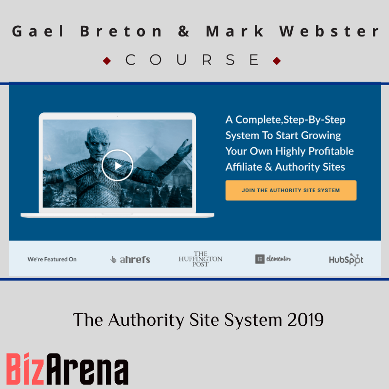 an image of Gael Breton & Mark Webster ? The Authority Site System 2019 