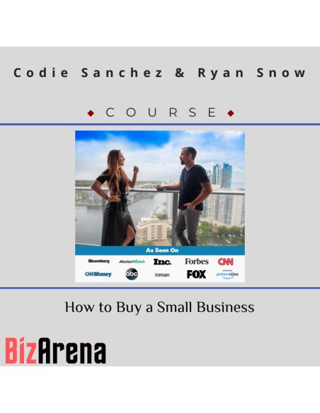an image of Codie Sanchez & Ryan Snow - How to Buy a Small Business 