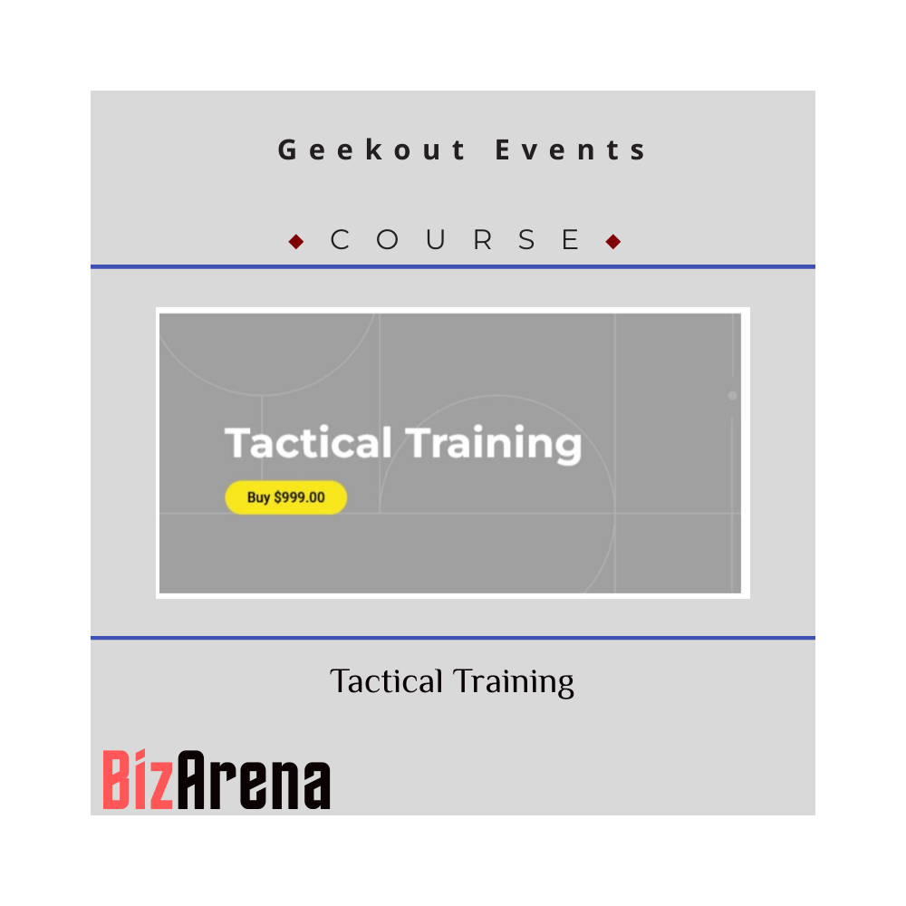 Geekout Events - Tactical Training