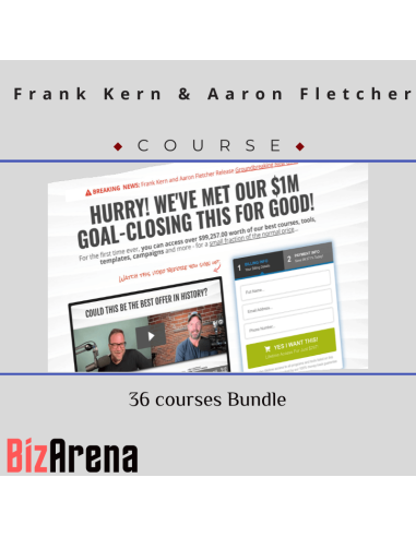 an image of Frank Kern & Aaron Fletcher - +40 courses Bundle [Updated] 