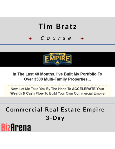 an image of Tim Bratz - Commercial Real Estate Empire 3-Day 