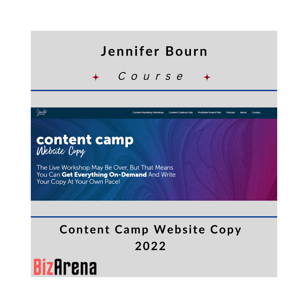 Jennifer Bourn - Content Camp Website Copy 2022