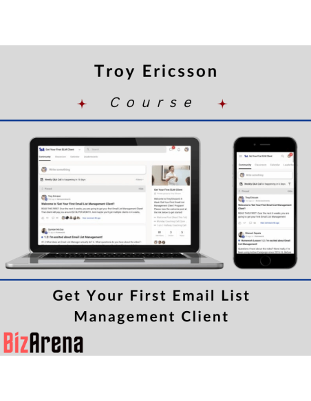 an image of Troy Ericsson - Get Your First Email List Management Client 