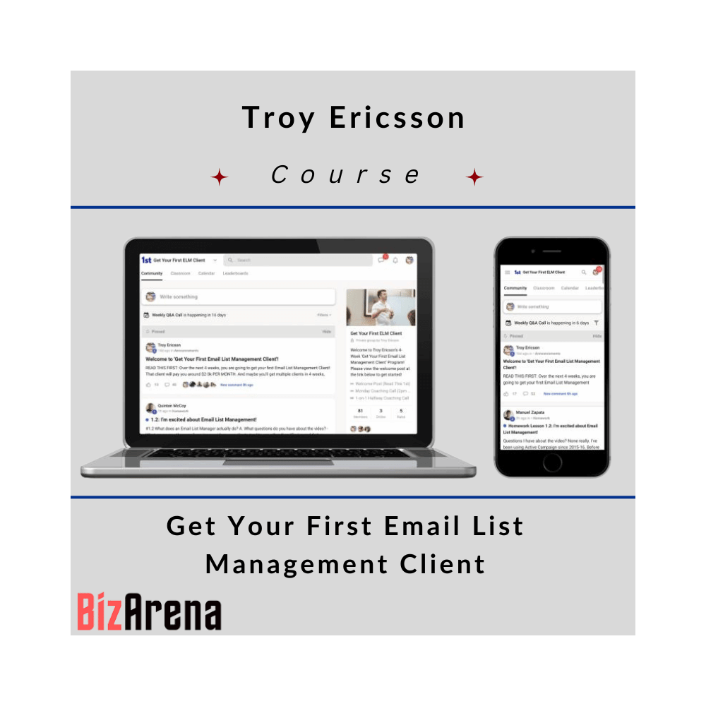 Troy Ericsson - Get Your First Email List Management Client