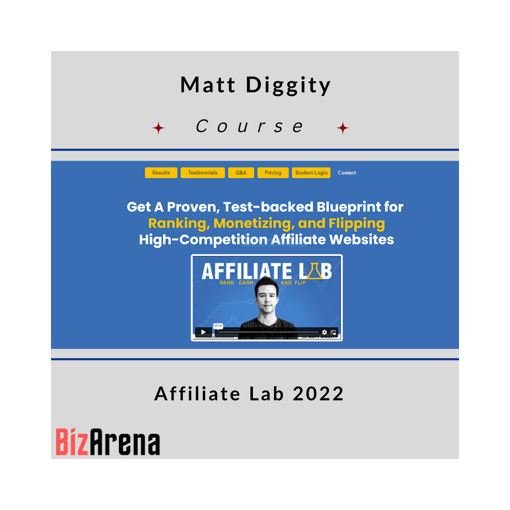 Matt Diggity ? Affiliate Lab 2022 [Complete]