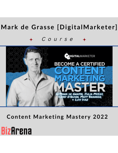 an image of Mark de Grasse [DigitalMarketer] - Content Marketing Mastery 2022 