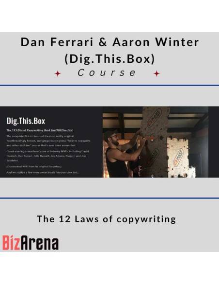 an image of Dan Ferrari & Aaron Winter - The 12 Laws of copywriting  (Dig.This.Box) 