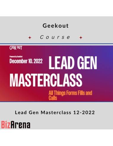 an image of Geekout - Lead Gen Masterclass 12-2022 