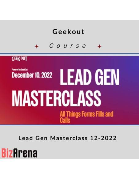 an image of Geekout - Lead Gen Masterclass 12-2022 