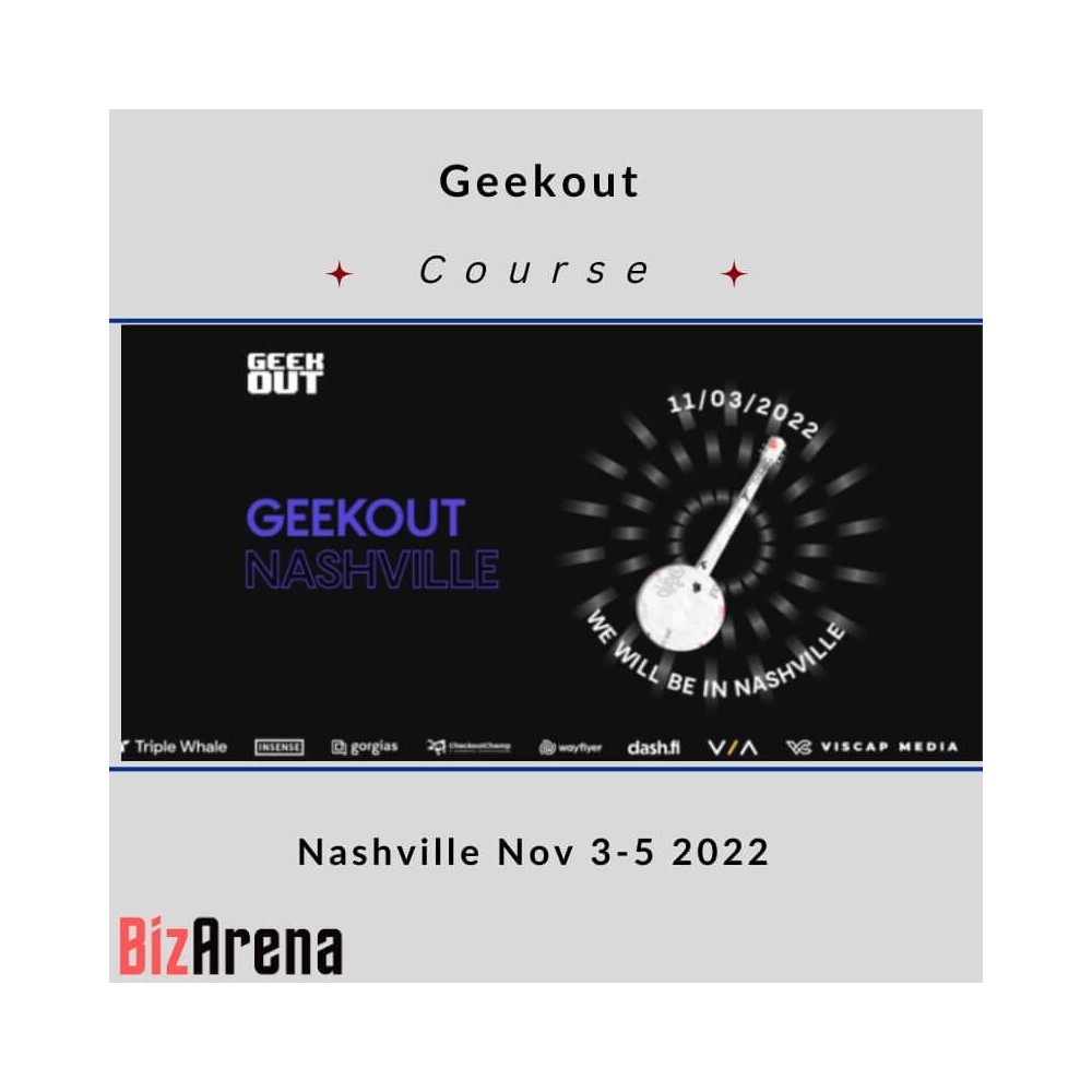 Geekout - Nashville Nov 3-5 2022