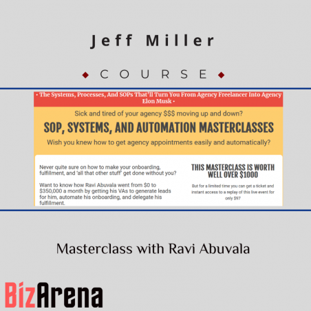 an image of Jeff Miller Masterclass with Ravi Abuvala 