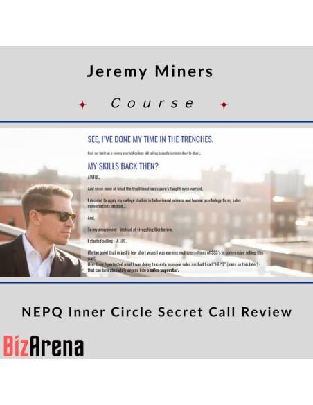 an image of Jeremy Miners - NEPQ Inner Circle Secret Call Review 