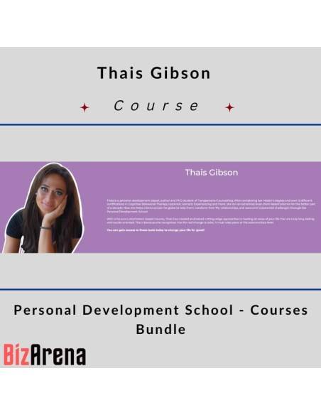 an image of Thais Gibson - Personal Development School - Courses Bundle 