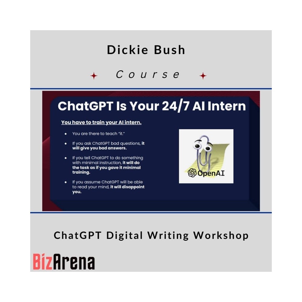 Dickie Bush - ChatGPT Digital Writing Workshop