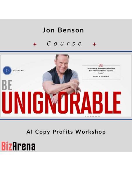 an image of Jon Benson - AI Copy Profits Workshop [Complete] 