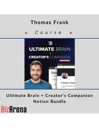 an image of Thomas Frank - Ultimate Brain + Creator's Companion Notion Bundle 
