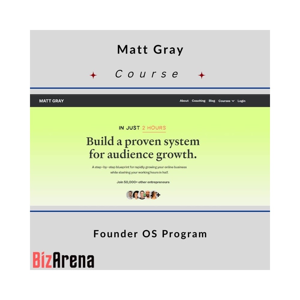 Matt Gray - Founder OS Program