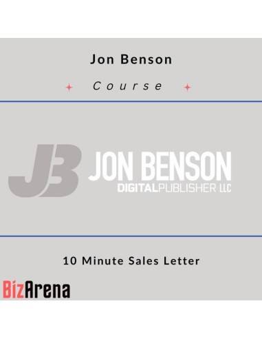 an image of Jon Benson - 10 Minute Sales Letter 