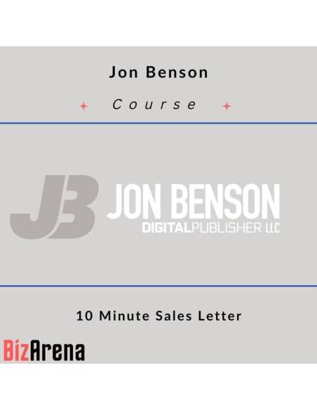 an image of Jon Benson - 10 Minute Sales Letter 