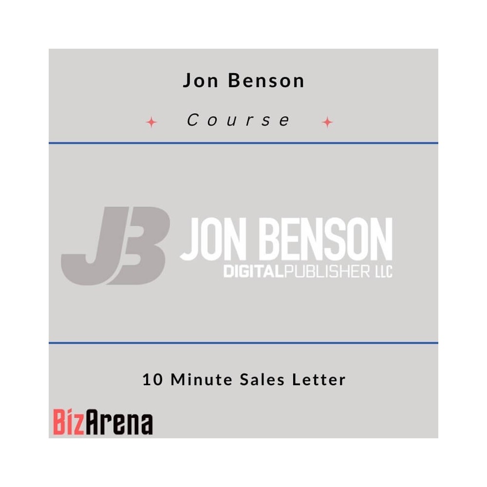 Jon Benson - 10 Minute Sales Letter