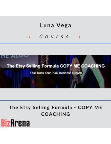 an image of Luna Vega - The Etsy Selling Formula - COPY ME COACHING 