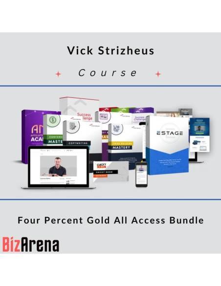 an image of Vick Strizheus - Four Percent Gold All Access Bundle 