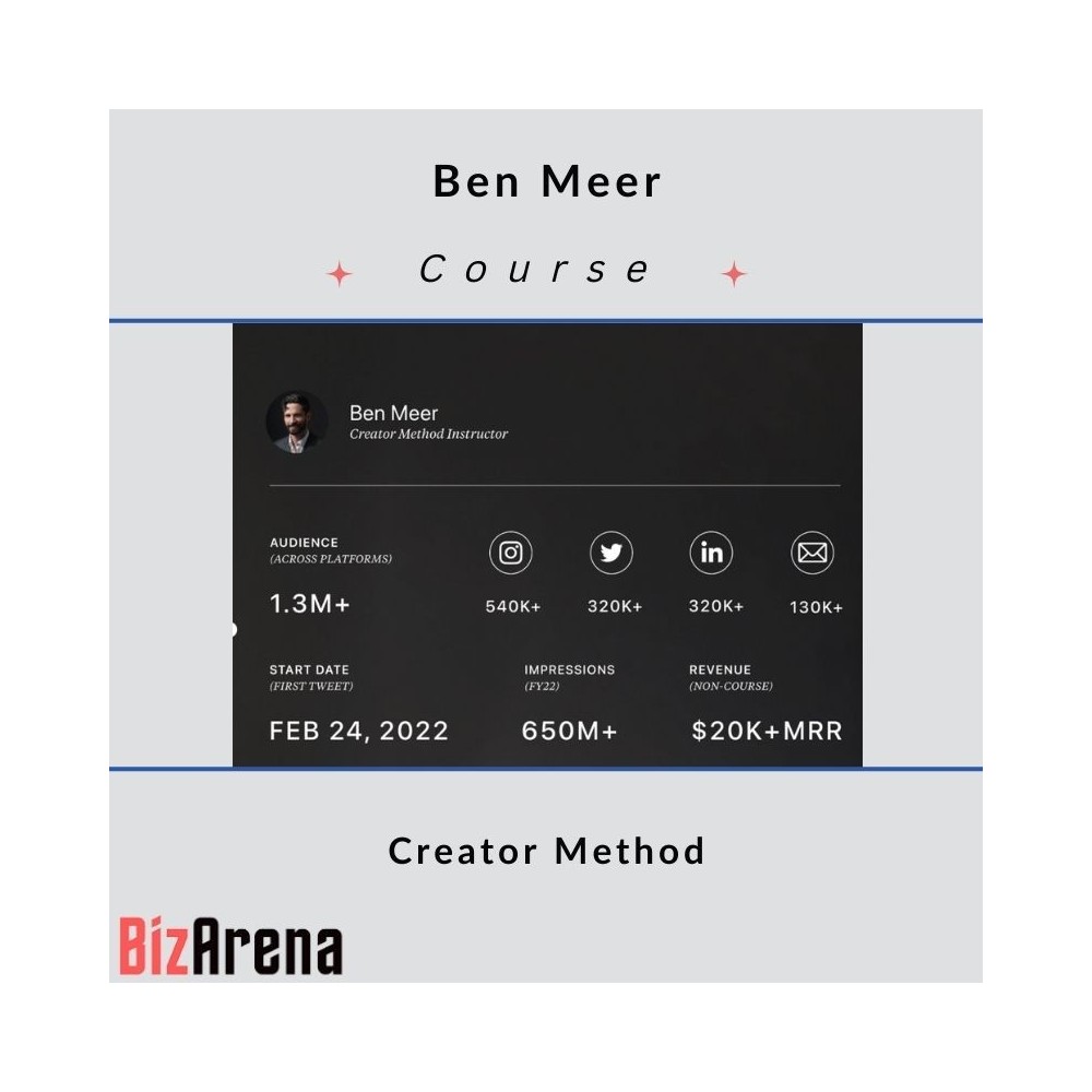 Ben Meer - Creator Method