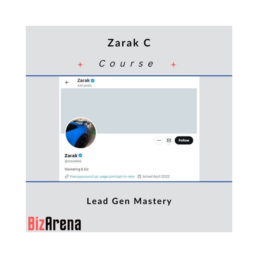 Zarak C - Lead Gen Mastery