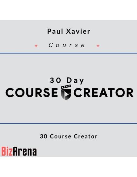 an image of Paul Xavier - 30 Day Course Creator 