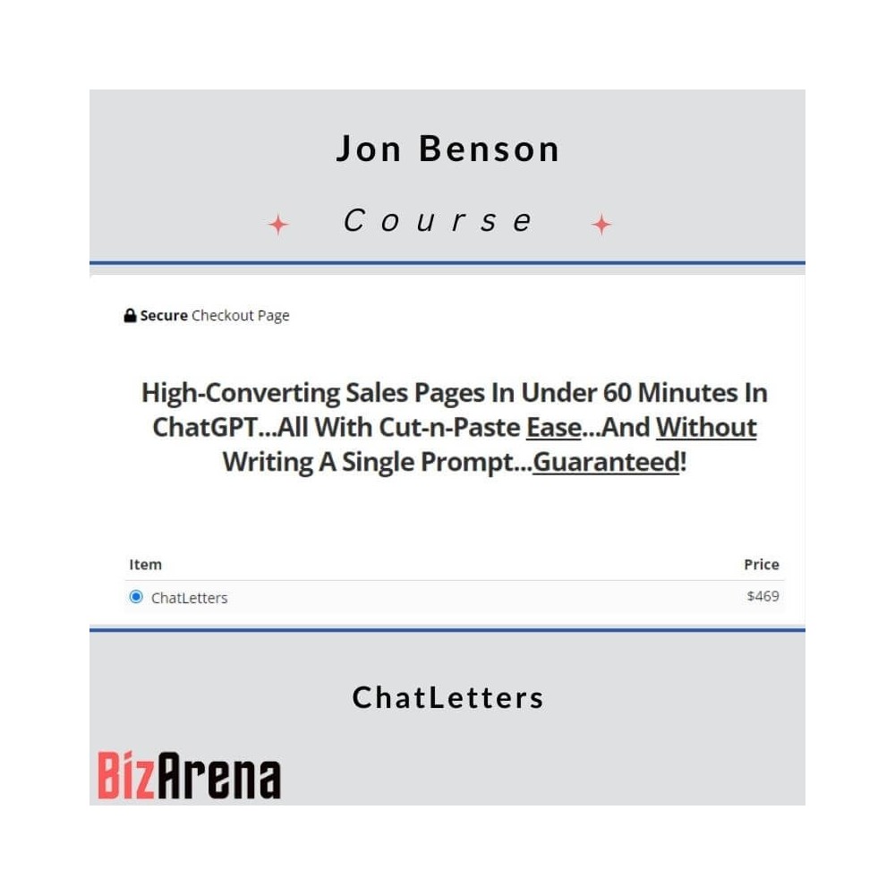 Jon Benson - ChatLetters
