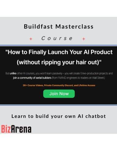 an image of Buildfast Masterclass - Learn to build your own AI chatbot 