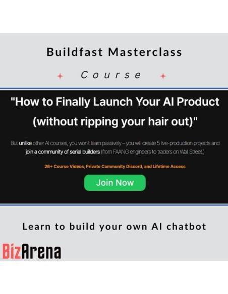 an image of Buildfast Masterclass - Learn to build your own AI chatbot 