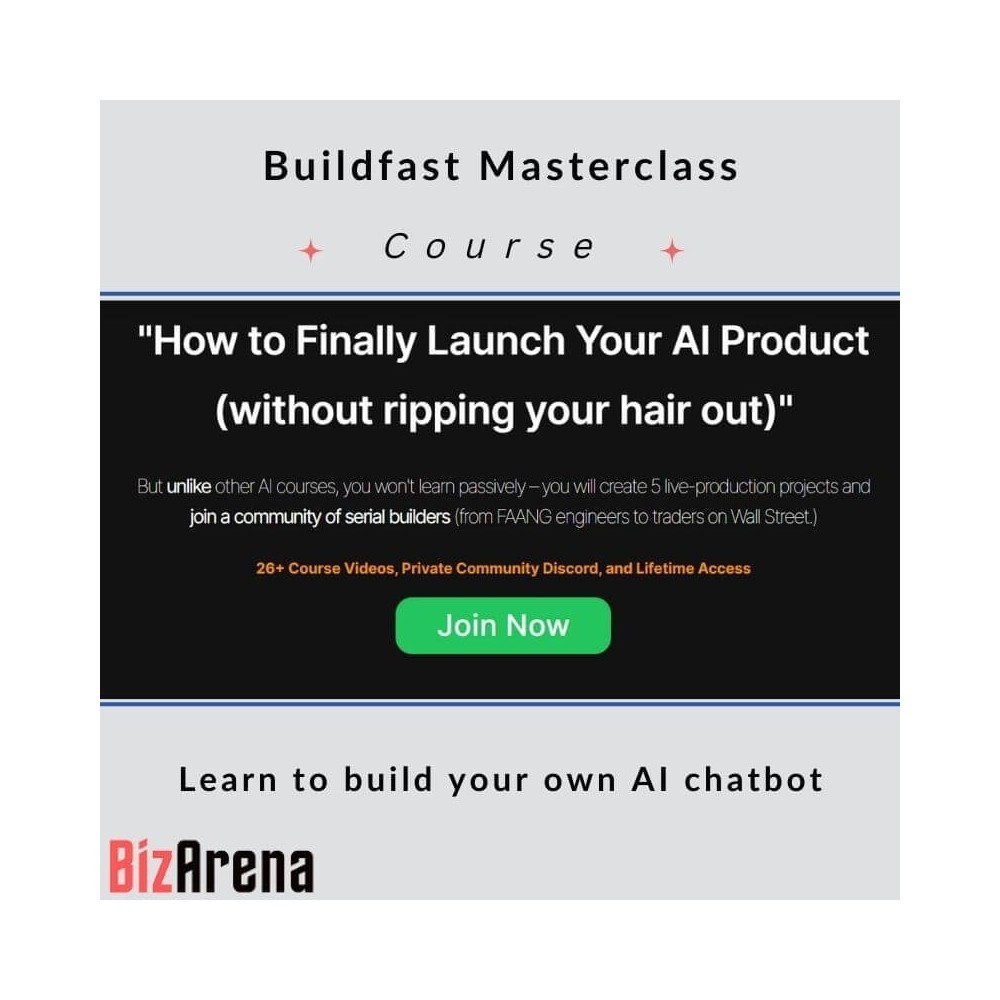 Buildfast Masterclass - Learn to build your own AI chatbot