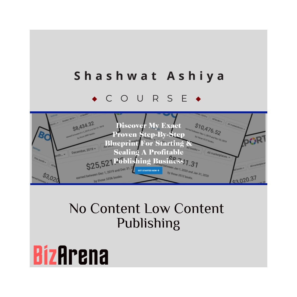 Shashwat Ashiya ? No Content Low Content Publishing