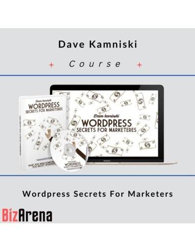 an image of Dave Kamniski - Wordpress Secrets For Marketers 