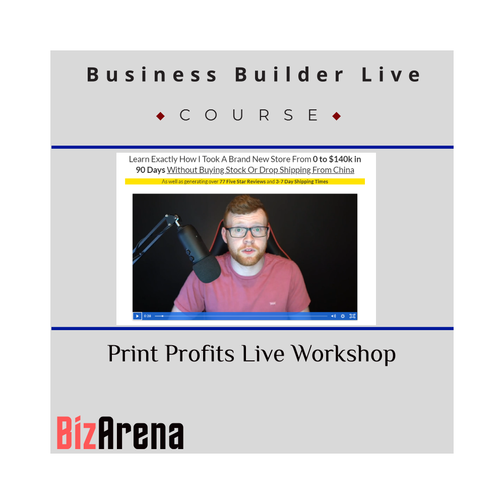 Business Builder Live ? Print Profits Live Workshop