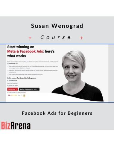 an image of Susan Wenograd (CXL) - Facebook Ads for Beginners 