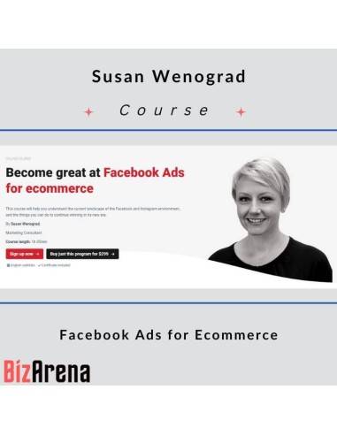 an image of Susan Wenograd (CXL) - Facebook Ads for Ecommerce 
