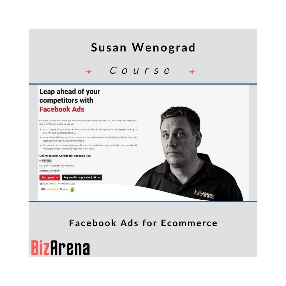 Curt Maly - CXL - Advanced Facebook Ads