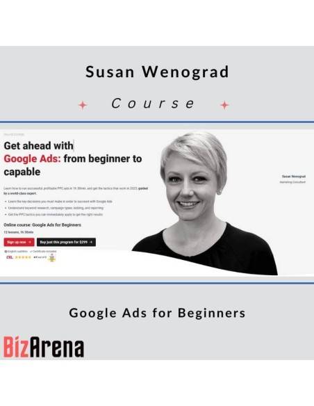 an image of Susan Wenograd (CXL) - Google Ads for Beginners 