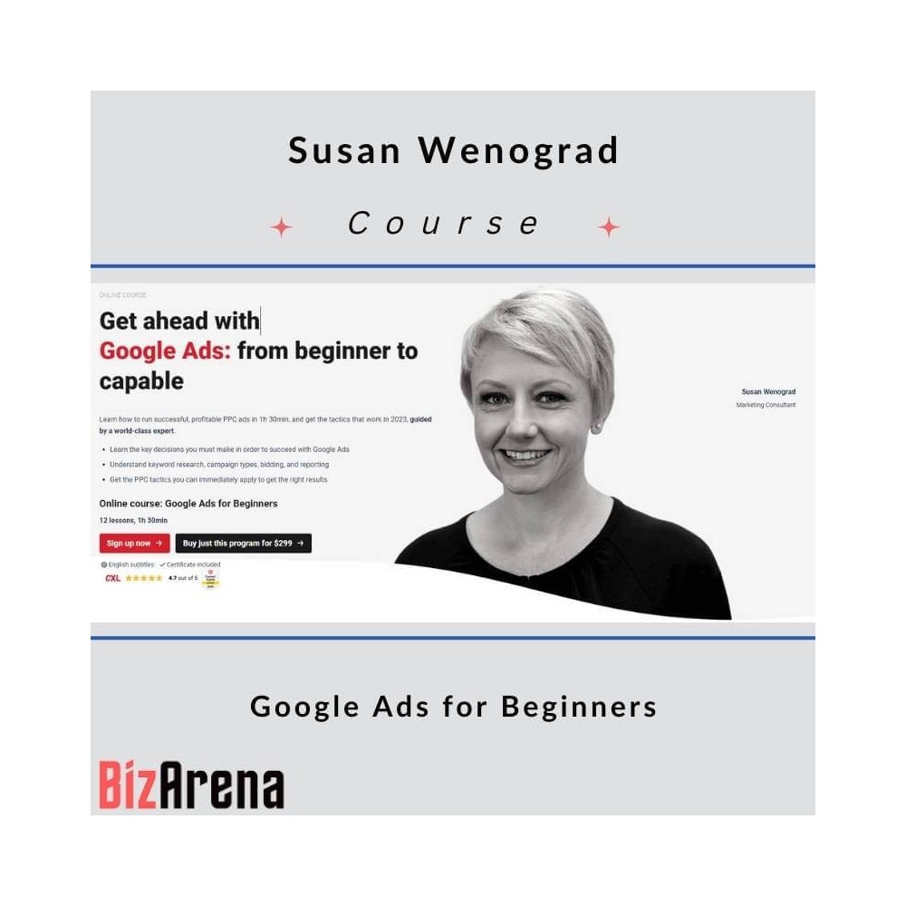 Susan Wenograd (CXL) - Google Ads for Beginners