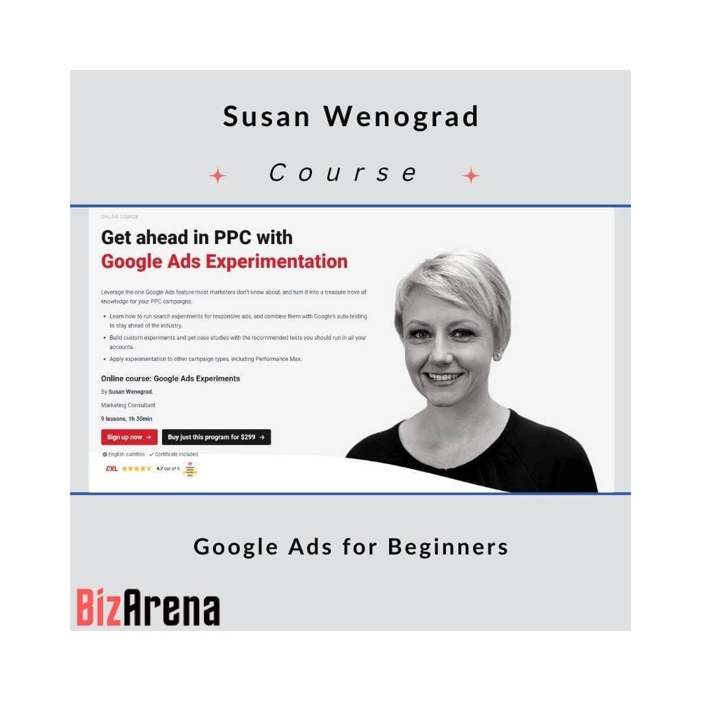 Susan Wenograd (CXL) - Google Ads Experiments