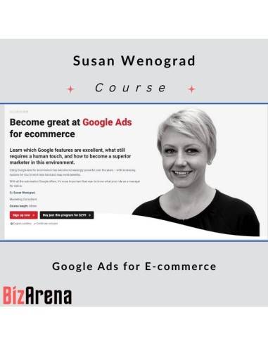 an image of Susan Wenograd (CXL) - Google Ads for E-commerce 