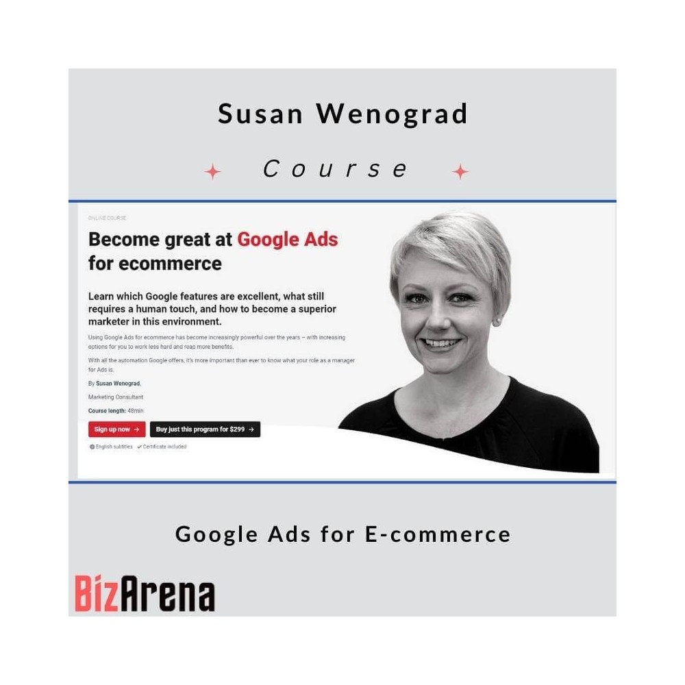 Susan Wenograd (CXL) - Google Ads for E-commerce